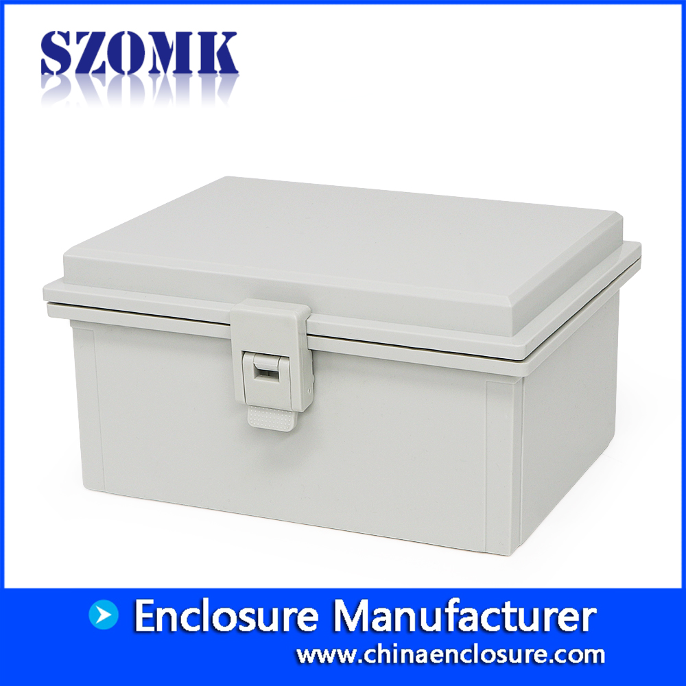 szomk PCB Projeto eletrônico caixa de dobradiça à prova d'água AK-01-37 200*150*100mm caixa de caixa de dispositivo à prova d'água
