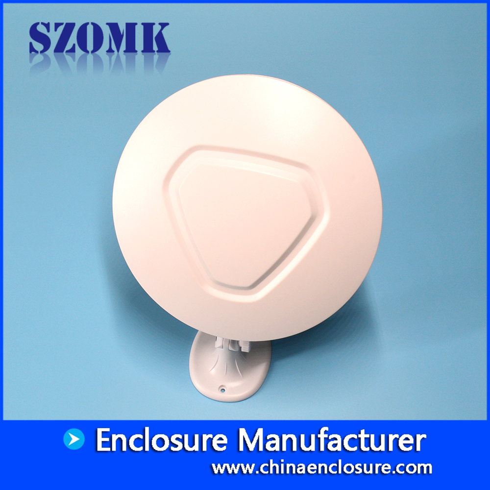 szomk boîtier de capteur sans fil boîtier de routeur en plastique contrôleur de maison intelligente avec support fixe stéréo