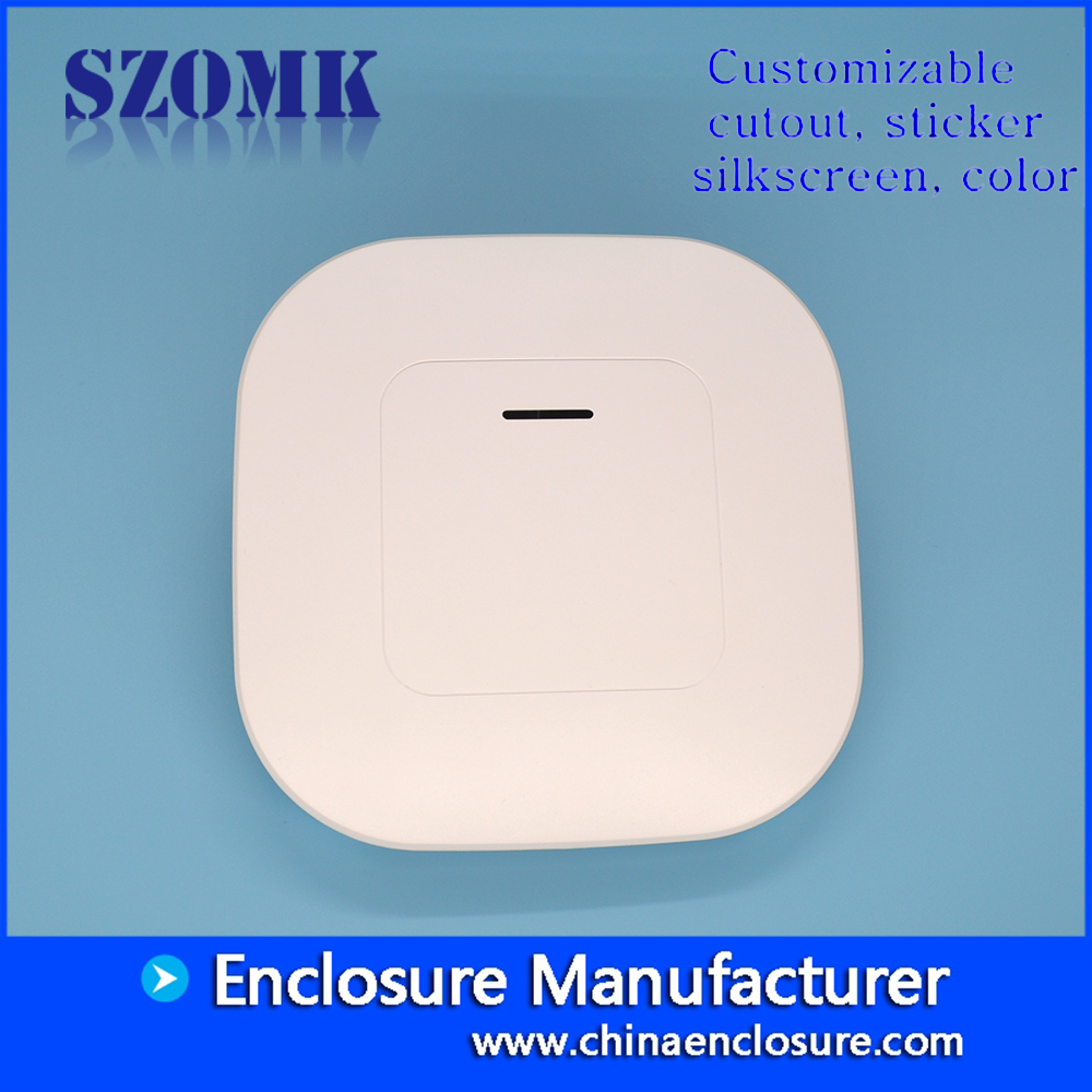 szomk wireless wifi router plastic enclosure abs plastic instrument housing smart home device box
