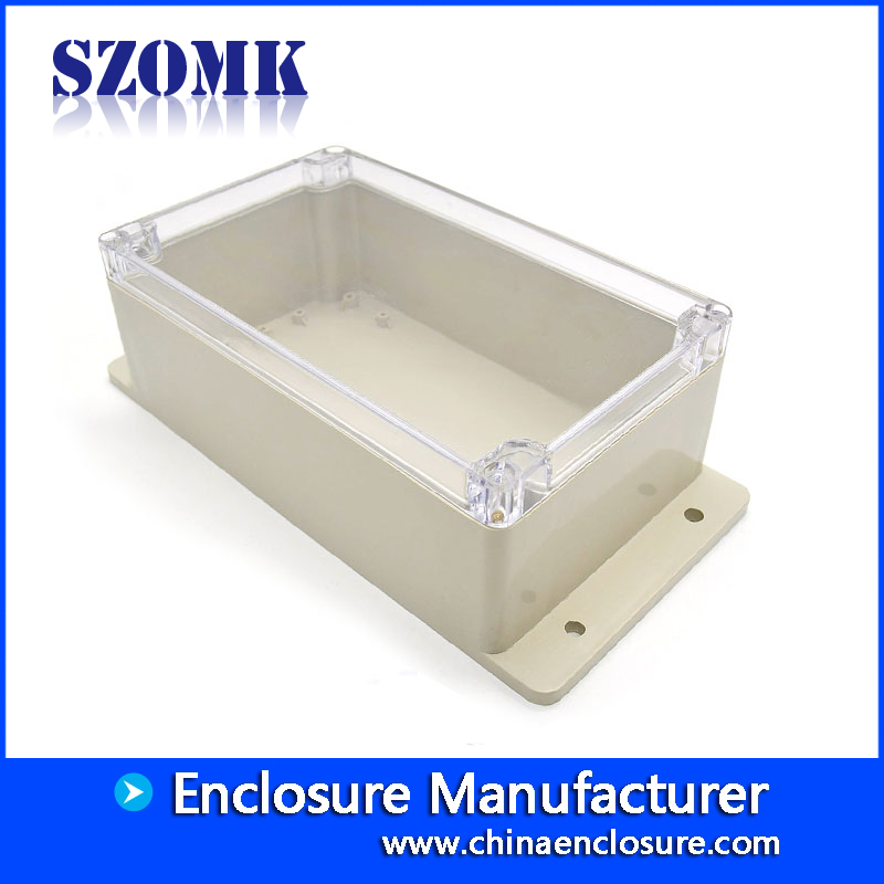 Boîtier en plastique imperméable à l'eau Boîte électrique en plastique Boîtier pour instruments électroniques 240 * 120 * 75 mm
