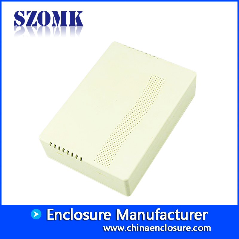 draadloze router industriële plastic netwerkbehuizing voor elektronisch apparaat met 140 * 100 * 35m
