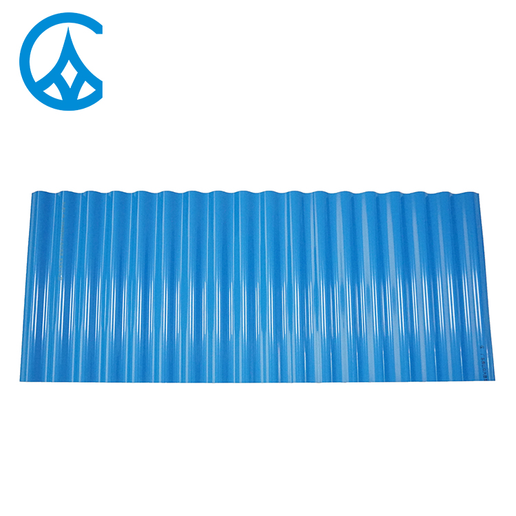 ZXC China supplier plastic PVC curved color roofing sheet