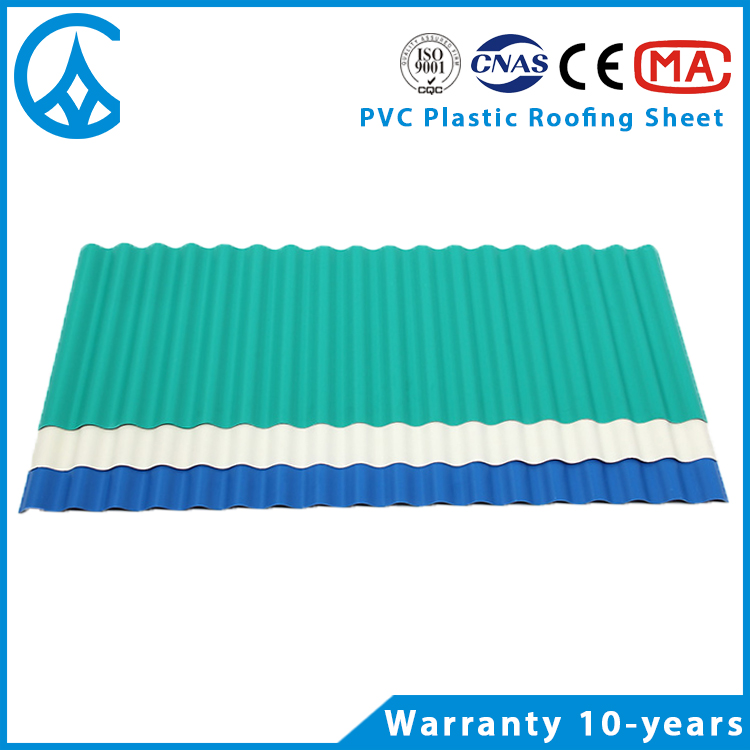 ZXC Popular style APVC plastic roofing sheet with 10 years warranty