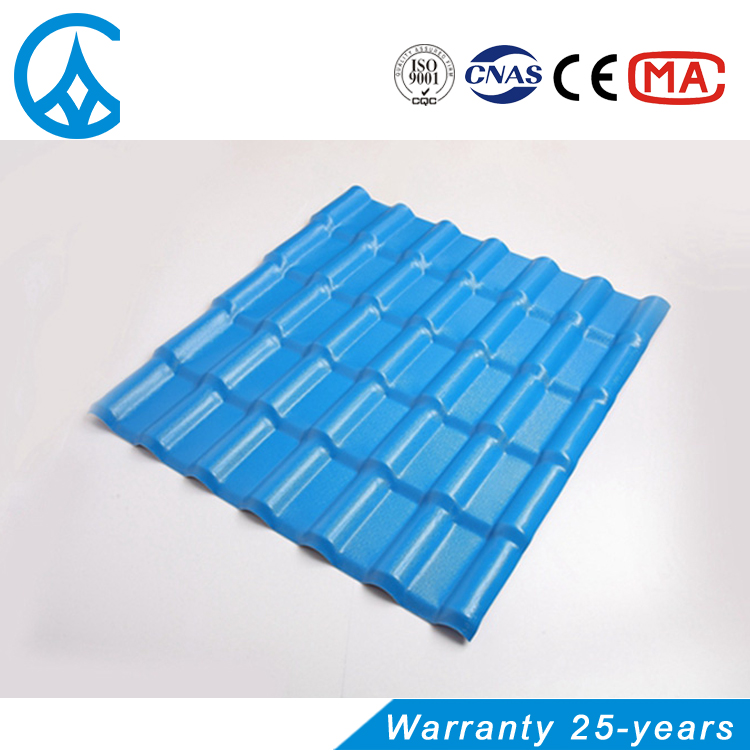 ZXC ASA Materiales de construcción de baldosas de techo de plástico corrugado sintético con 25 años de garantía