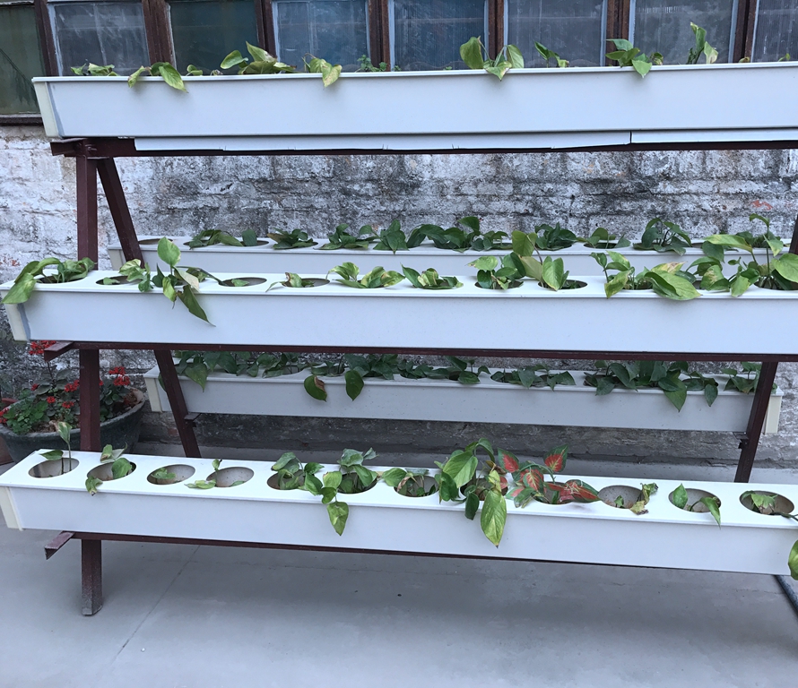 ZXC Gutter growing system for greenhouse production hydroponic substrate trough for strawberry