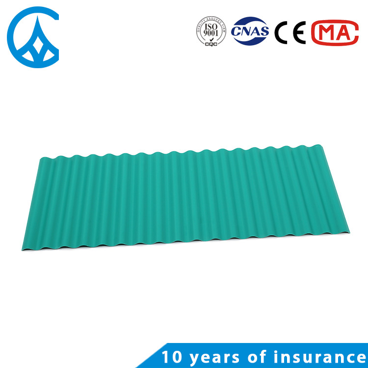 ZXC color coated plastic corrugated PVC roofing sheets