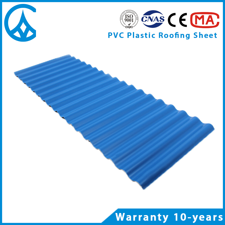 ZXC PVC Plastic Sheet Roof Tile na may 10 Taon Warranty