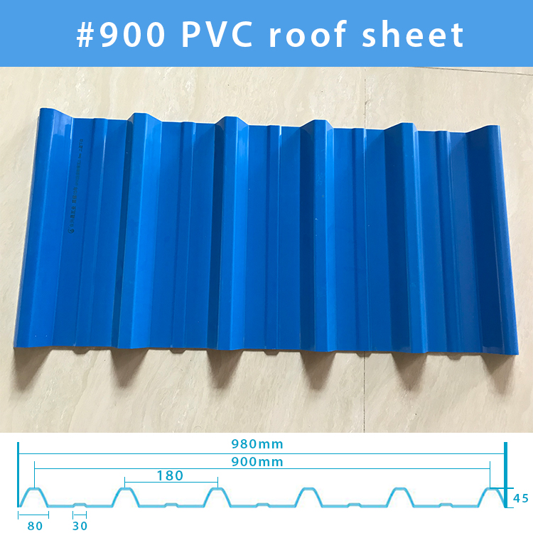 ZXC various specification PVC roofing sheet tile