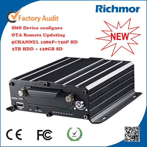 3g/4g, wifi, gps optional 4ch 720p and 1 ch 1080p hdd mobile dvr , MDR7105 Series