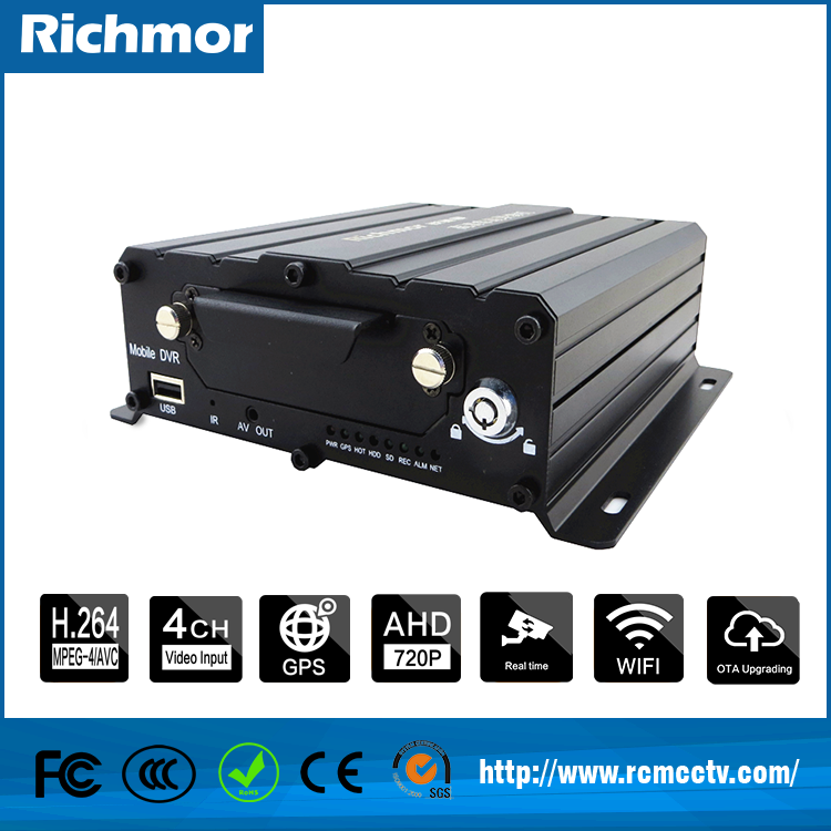 Richmor canaux de détection de mouvement mini DVR, 128 GB Storage Factory vente directe