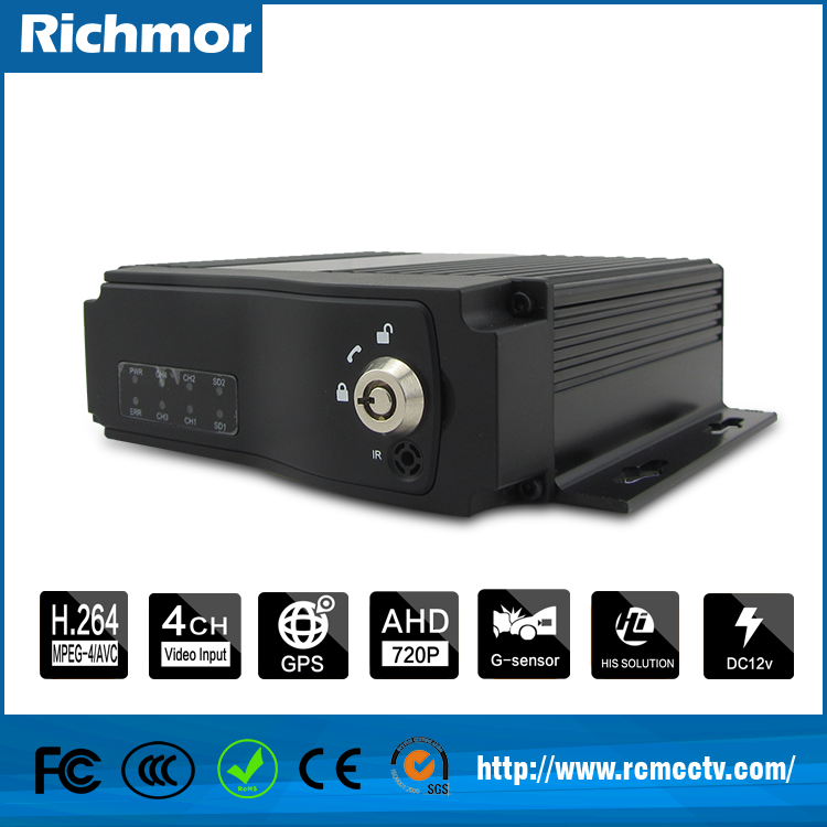 4CH HDD / SD kartu AHD MDVR RCM-DMR210