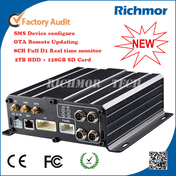 4G GPS Wifi 8ch Car Mobile DVR/NVR for Taxi School Bus Police Car Truck solution