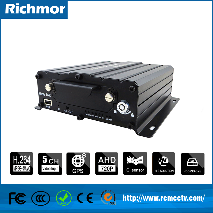 DVR móvel de qualidade 720p superior do carro DVR móvel com 3G / 4G WIFI movimento GPS detectar