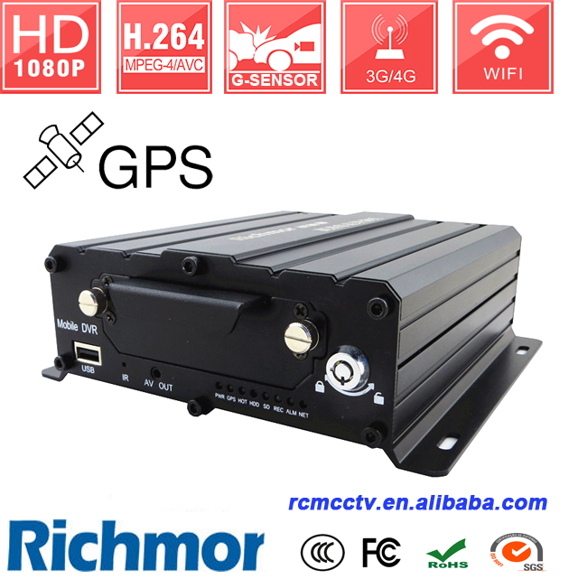 5CH mobile DVR support 1CH 1080P IP Camera