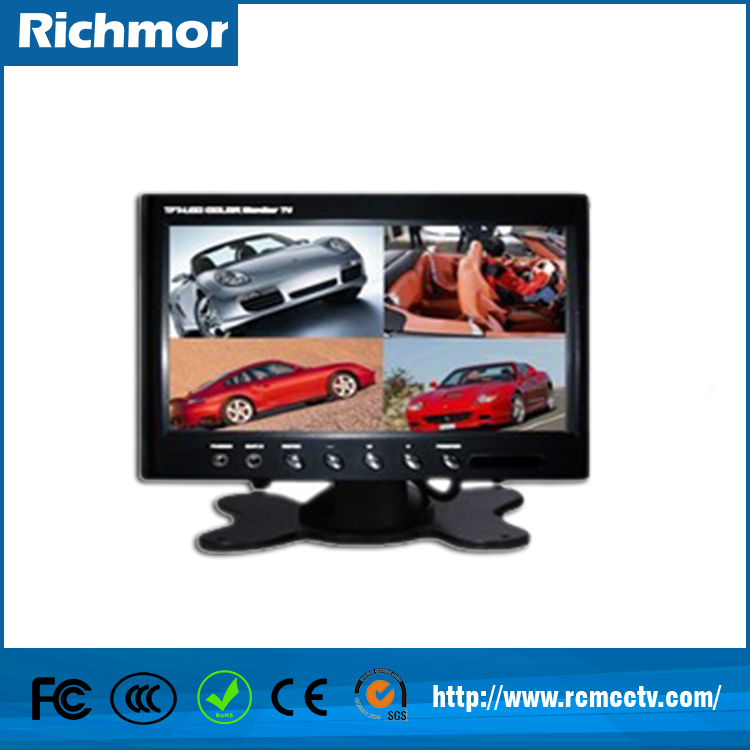De alta definición con pantalla LCD de 7 pulgadas para el monitor MDVR