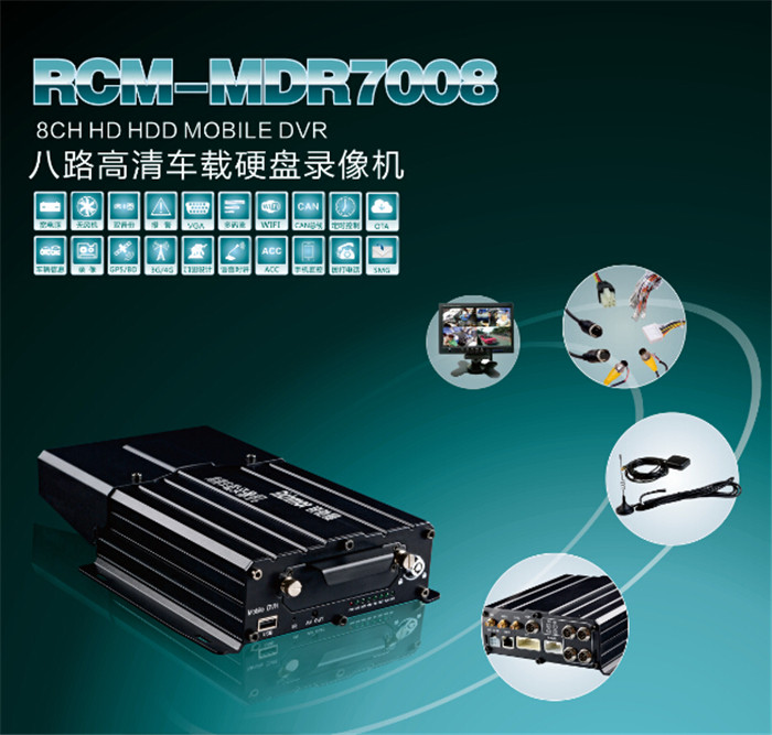Professional 8ch full D1 with free client software h.264 mdvr, mobile dvr h.264 cms free software