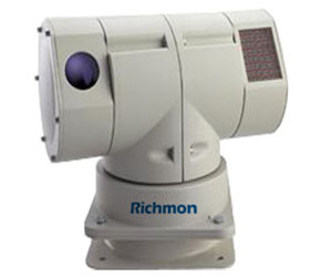 كاميرا Richmor 100M الليزر CCTV PTZ لسيارة الشرطة 27X زوم بصري 10X وتقريب رقمي RCM-IPC215