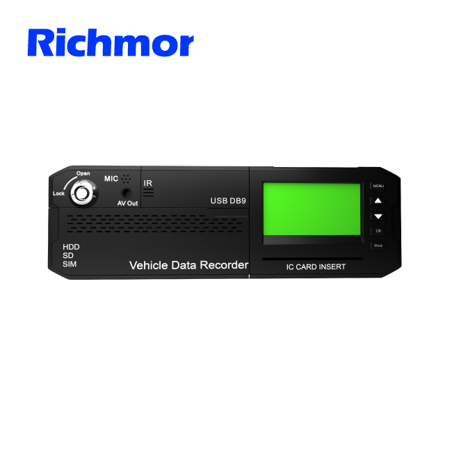 Richmor искусственное интеллектуальное распознавание лиц мониторинг состояния драйвера MDVR 4G WIFI GPS мобильный DVR