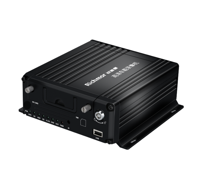 Richmor h264 4-Kanal-Videoeingang MDVR-Festplatte plus 2 SD-Kartenspeicher mobiler DVR