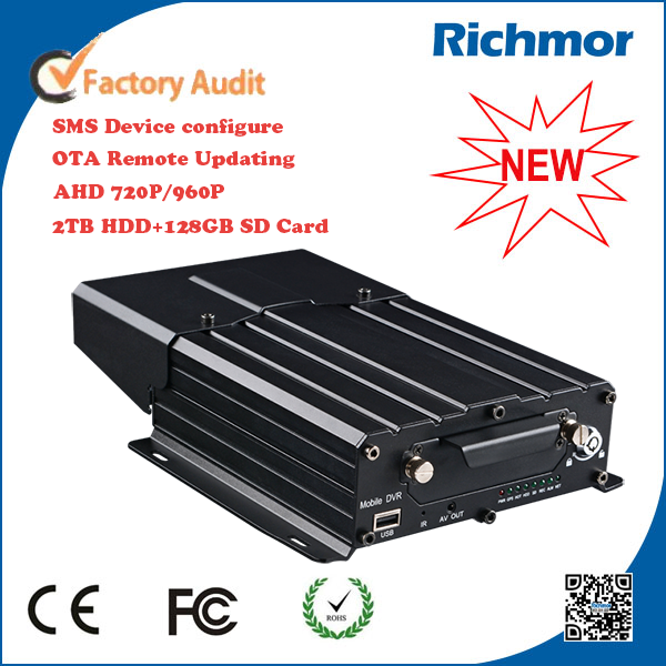 world first 1080P AHD MDVR manufacturer 4 channels 720p HDD Mobile DVR