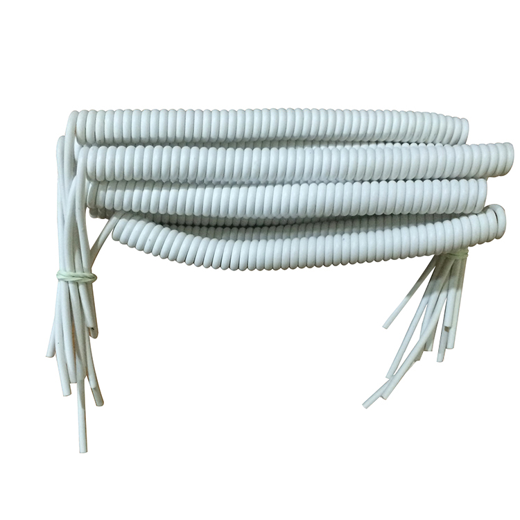2 kern 0,5 mm² verzinnter kupferdraht flexibles pu-sping-kabel verlängern länge bis 3 meter