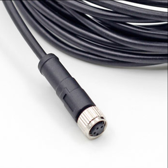 M8 a code 3 4 5 pole female straight connector pur cable length 1 M to 10 M available