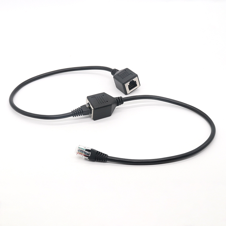 RJ12 6P6C Connectors Male to Female Network Extension Cable