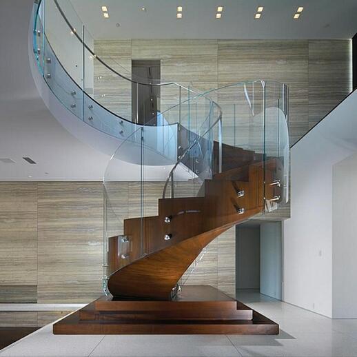 12mm Curved glass railing panels,curved balustrade glass tempered factory price