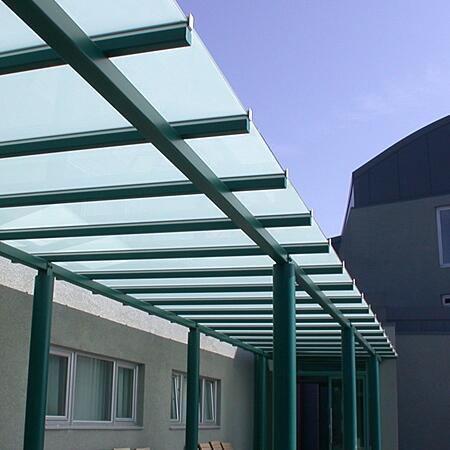 5+5mm glass canopy manufacturer china,tempered laminated glass awnings price