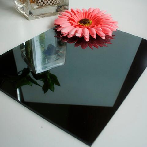 5mm dark grey tinted reflective glass supplier china, 5mm black reflective glass factory price