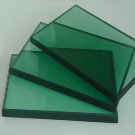 8mm verde cor decorativo segurança vidro temperado China fornecedor