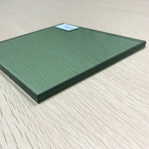 CE Certified 8.38mm laminated glass with F-green pvb manufacturer china