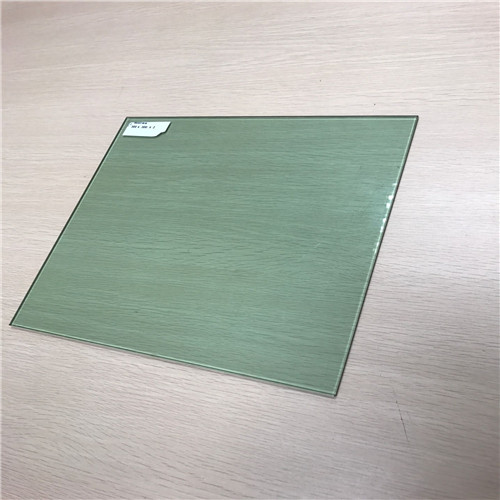CE certificate 5mm light green color tempered toughened security glass panel price