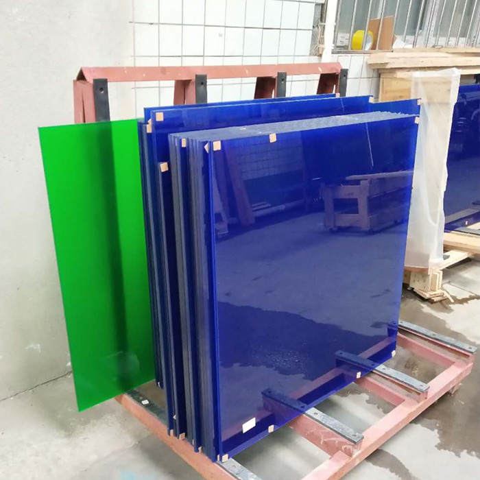 CE certificate high quality Super clear Low iron heat strengthened frosted colored PVB Semi-tempered laminated glass suppliers