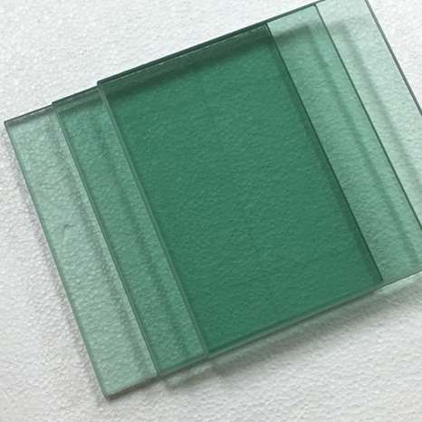 China Guangdong Shenzhen factory 441 green color PVB laminated glass 8.38mm m2 price