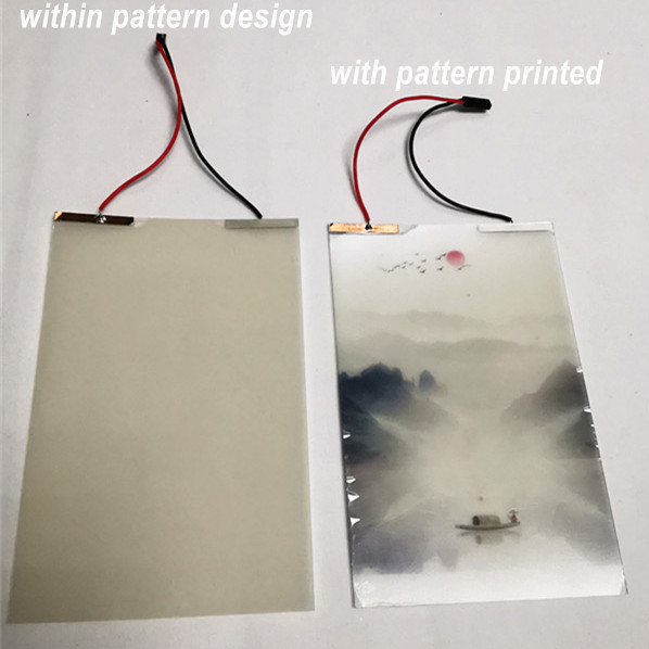 China high quality digital printed pattern design magic Intelligence PDLC smart film wholesale prices