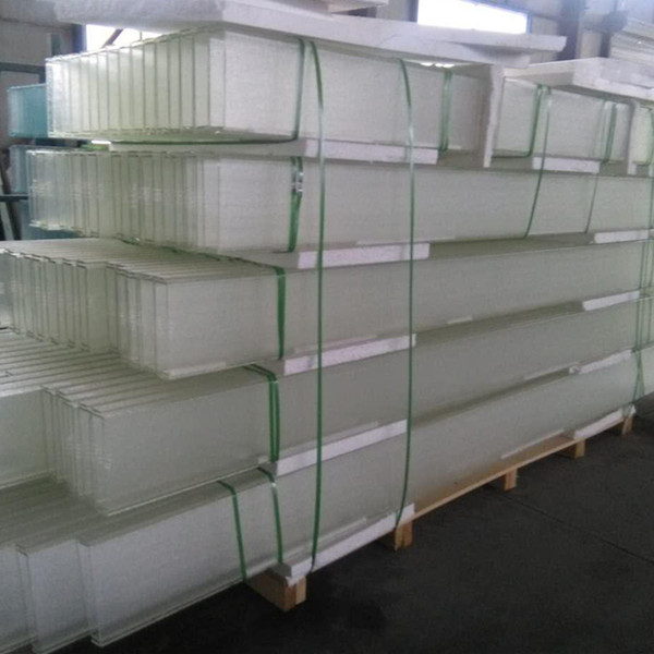 Custom-made high-transparent 10mm low iron U channel glass prices