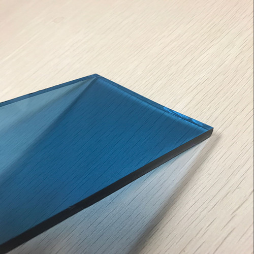 Factory price 10mm blue tinted float glass, solar control 10mm blue color tinted glass panel