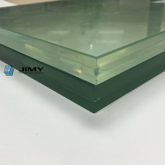 Buen precio 15mm + 1.52mm PVB SGP interlayer + 15mm fabricante de vidrio de seguridad laminado templado China