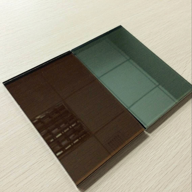High quality good price 4mm bronze reflective glass China manufacturer