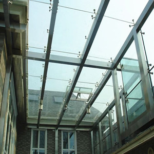 Safety 6mm+6mm tempered laminated insulated glass roof