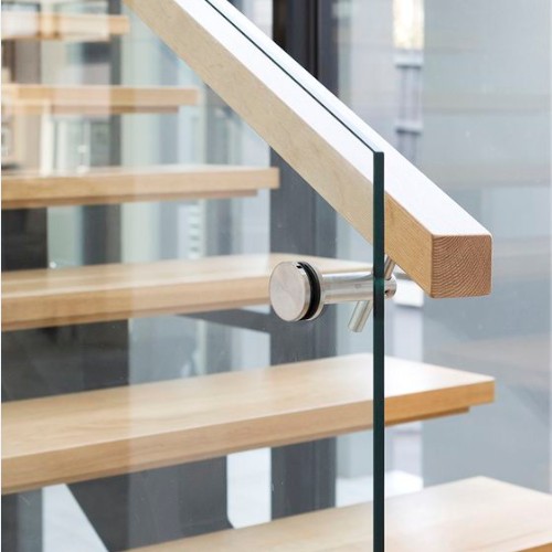 Shenzhen balustrade glass factory 19mm tempered glass handrail railings for sale