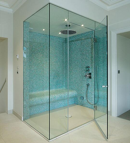 Prysznic drzwi szklane bezramowe 6mm bezpieczeństwa hartowane szkło dostawców Chiny