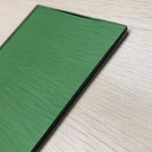 Stock available 4mm dark green color tinted float glass suppliers China