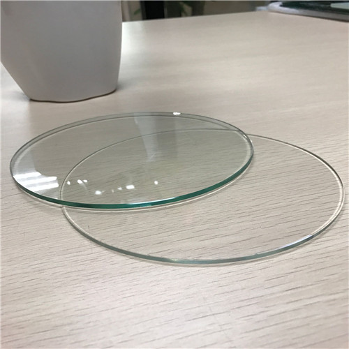 Wholesale price  4mm 5mm 6mm China clear round tempered glass supplier 