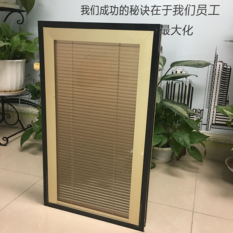 built-in louver insulating glass, insulated blind shatter glass, double glass with blinds
