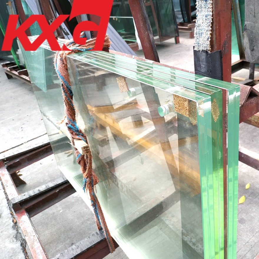 China Manufacturer KunXing Glass factory supply multilayer laminated safety glass cut to size