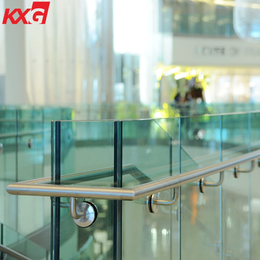 China building glass factory produce 13.52mm toughened laminated glass balustrade, 664 tempered laminated glass handrails