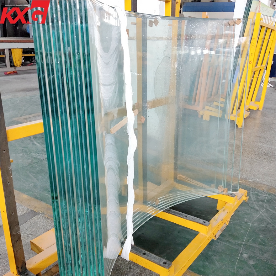 China factory competitive price 21.52mm SGP curved tempered laminated safety glass 10104 VSG