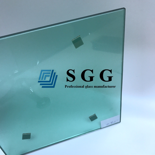10MM French Green Tinted Tempered Glass, 10MM Light Green Colored Tempered Glass, 10MM French Green Safety Toughened Glass